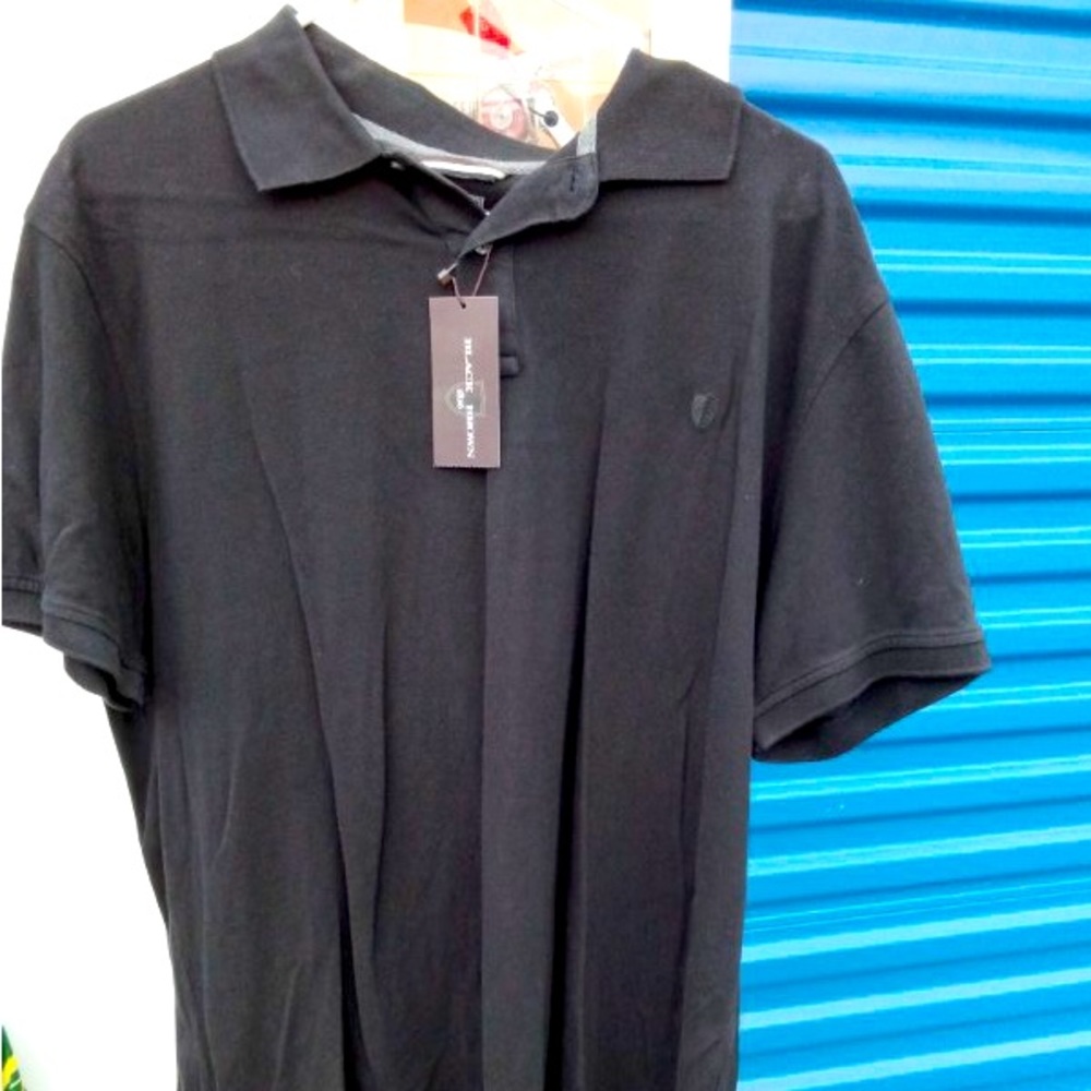 Black & Brown Polo Shirt - New with tags 🏷 Size: XL